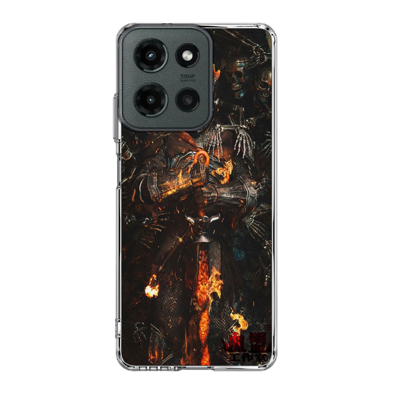 Ember King Warden Cursed Flame Motorola Moto G 2025 Case