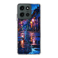 Midnight Sakura Glow Motorola Moto G 2025 Case