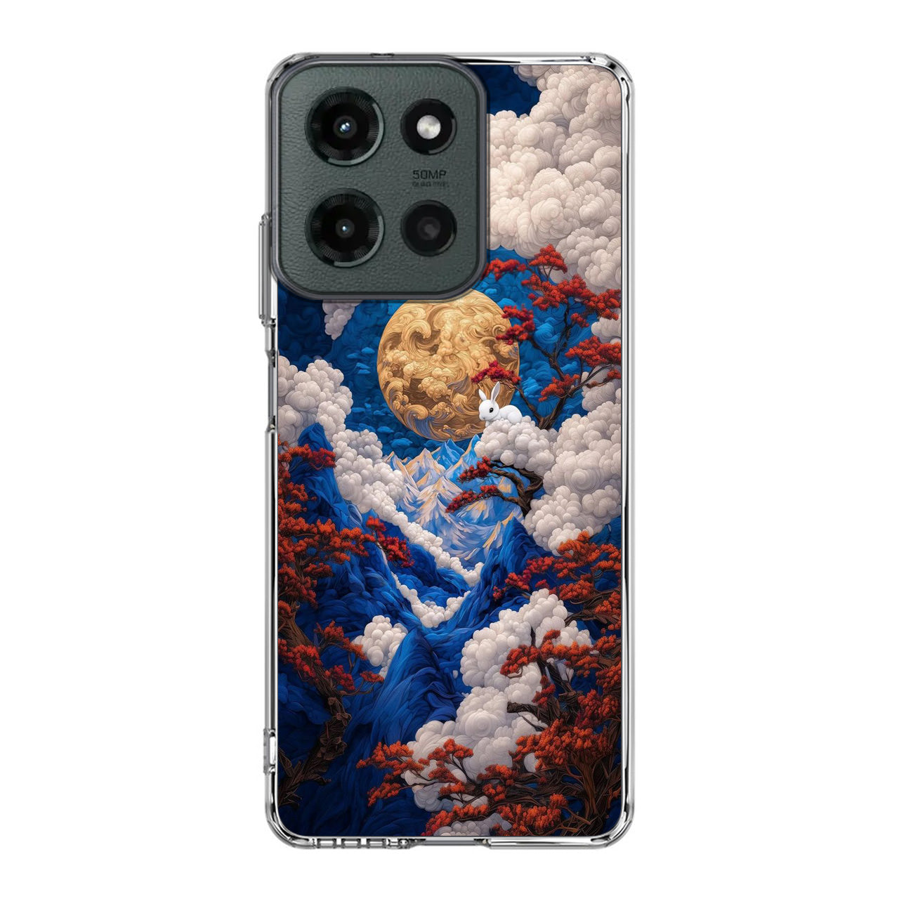 Moonlight Whispers Celestial Peaks Motorola Moto G 2025 Case
