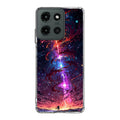Stargazer at the Axis of Creation Motorola Moto G 2025 Case