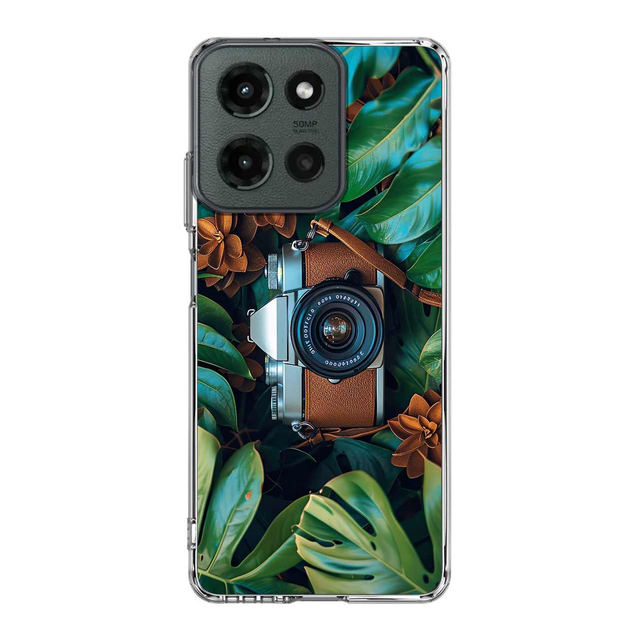 The Lens Between Leaves Motorola Moto G 2025 Case
