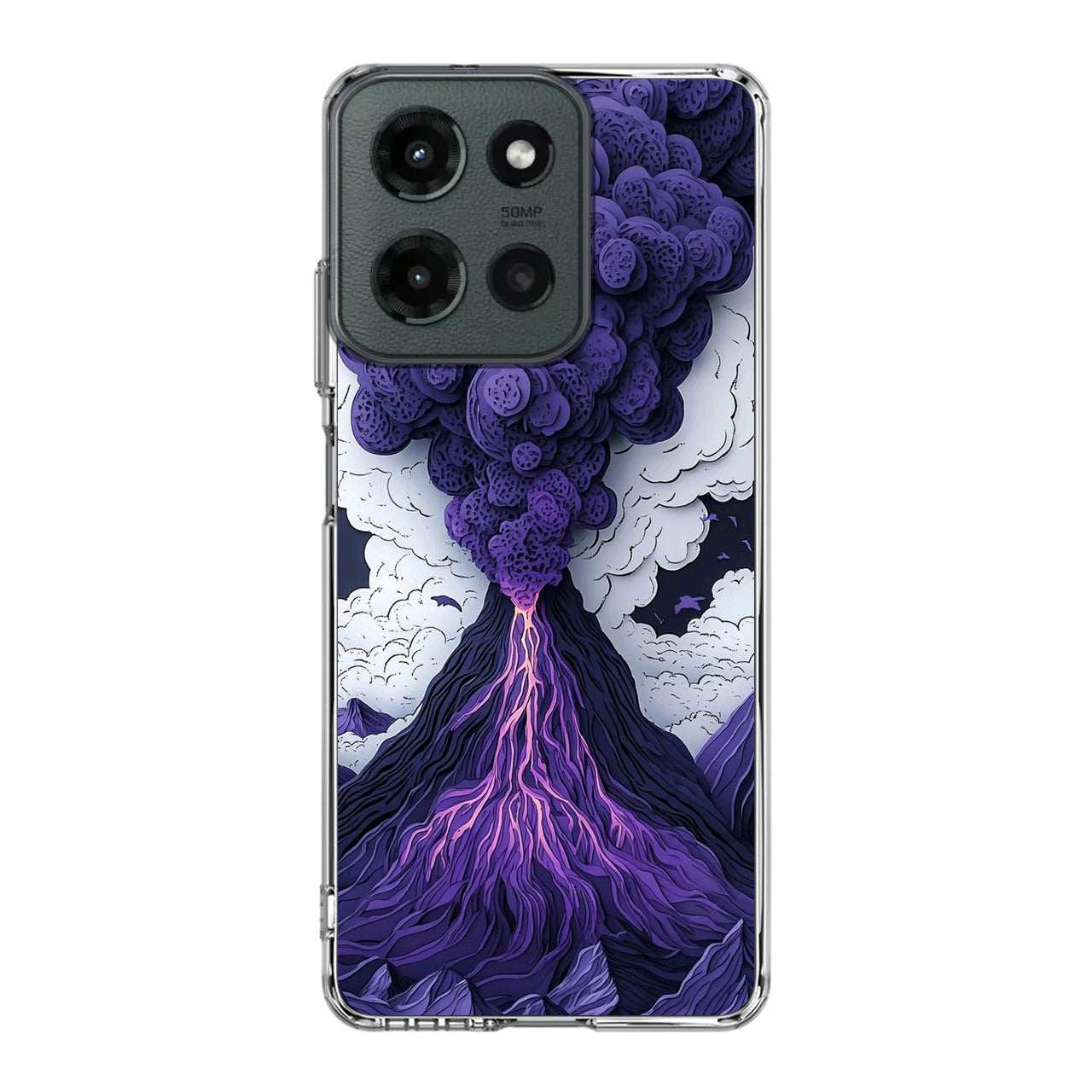 Violet Fury The Awakening Volcano Motorola Moto G 2025 Case