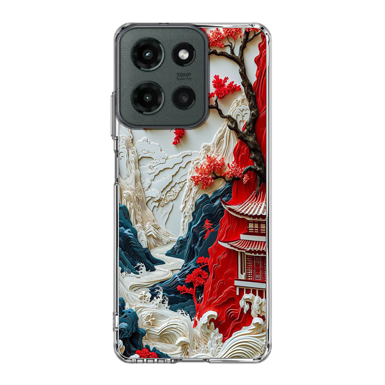 Whispers of the Crimson Zen Motorola Moto G 2025 Case