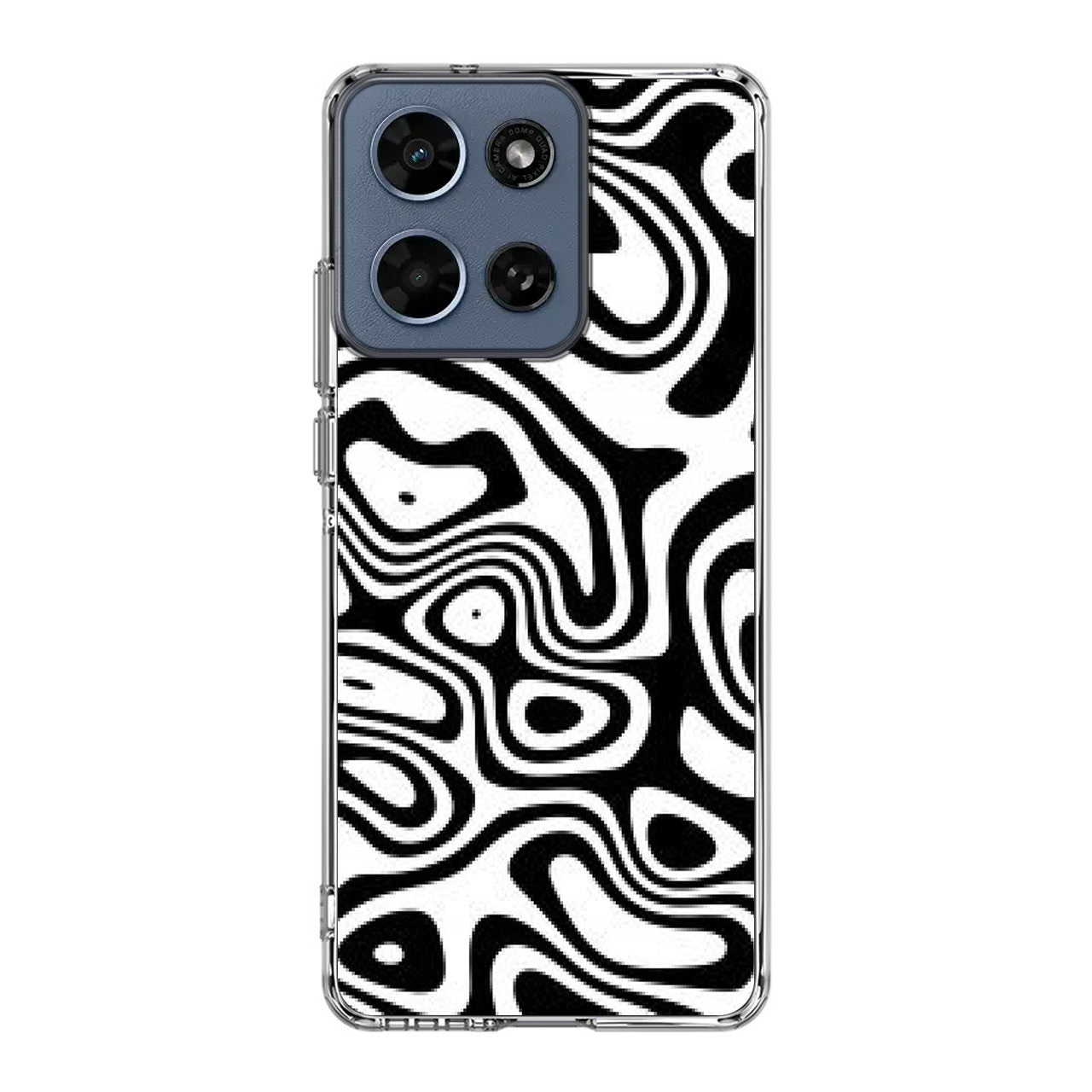 Abstract Black and White Background Motorola Moto G 2026 Case