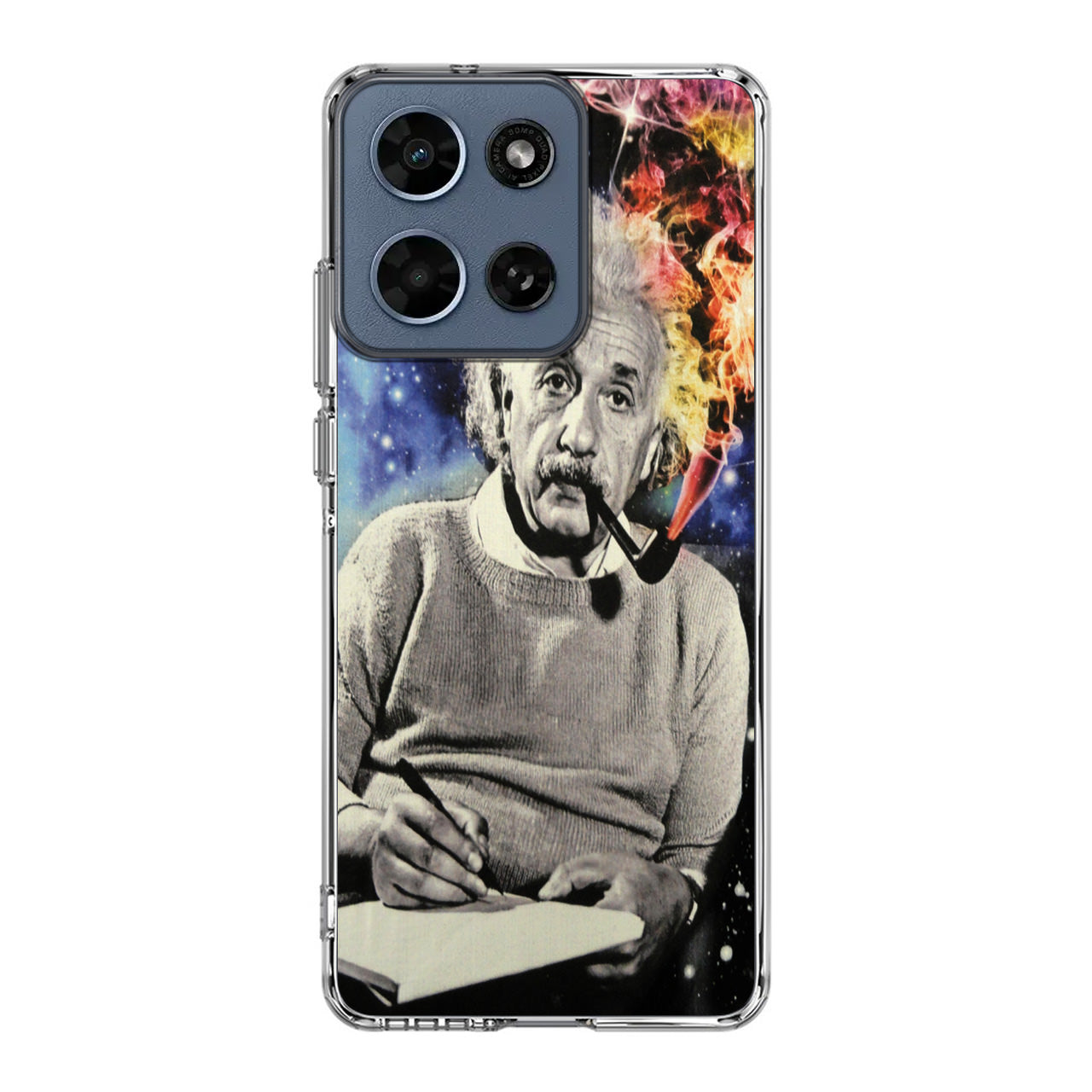 Albert Einstein Smoking Motorola Moto G 2026 Case
