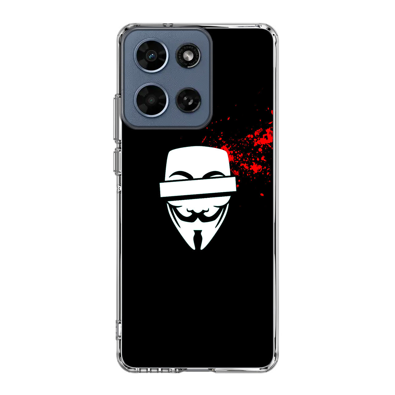 Anonymous Blood Splashes Motorola Moto G 2026 Case