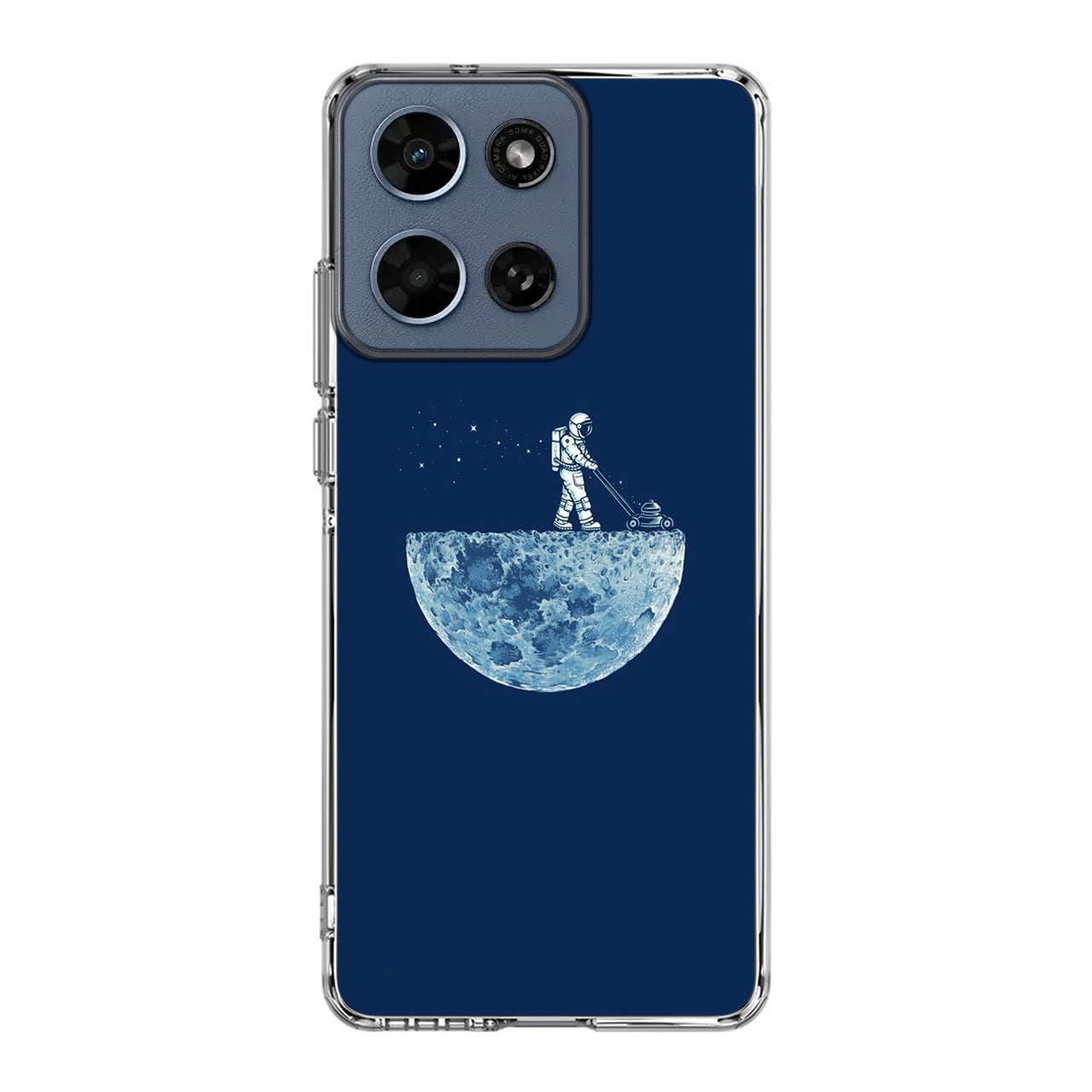 Astronaut Mowing The Moon Motorola Moto G 2026 Case