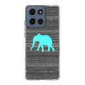 Aztec Elephant Turquoise Motorola Moto G 2026 Case