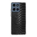 Black Snake Skin Texture Motorola Moto G 2026 Case