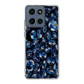 Blue Diamonds Pattern Motorola Moto G 2026 Case