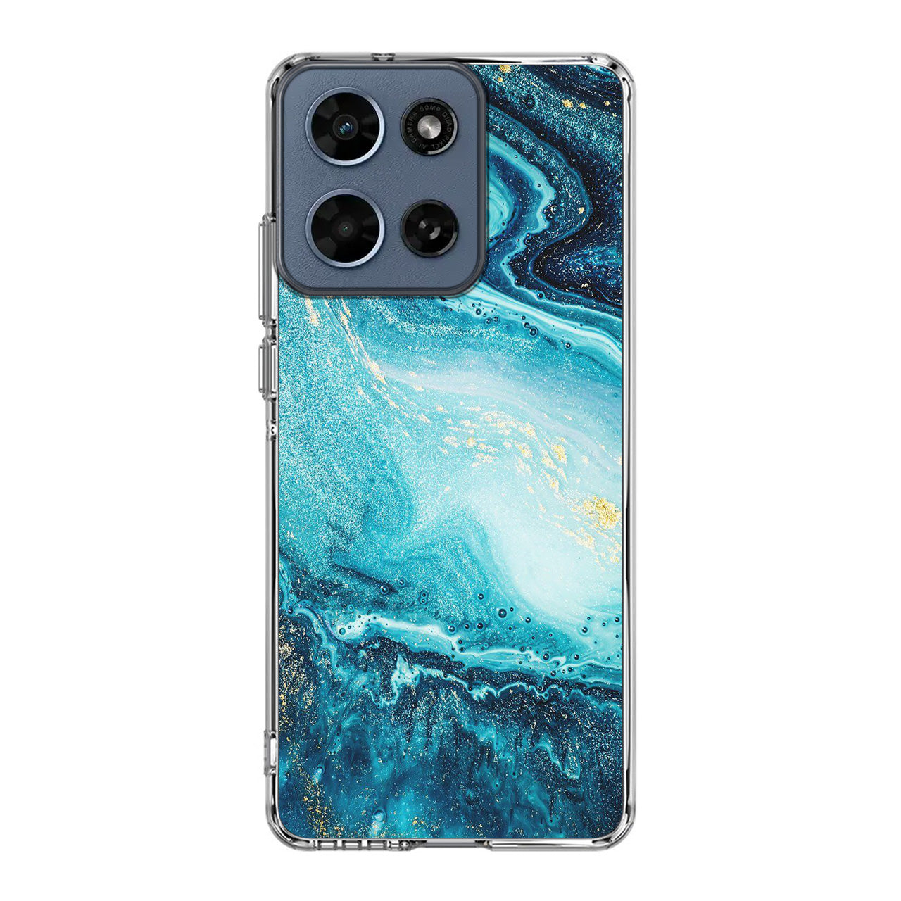 Blue Water Glitter Motorola Moto G 2026 Case
