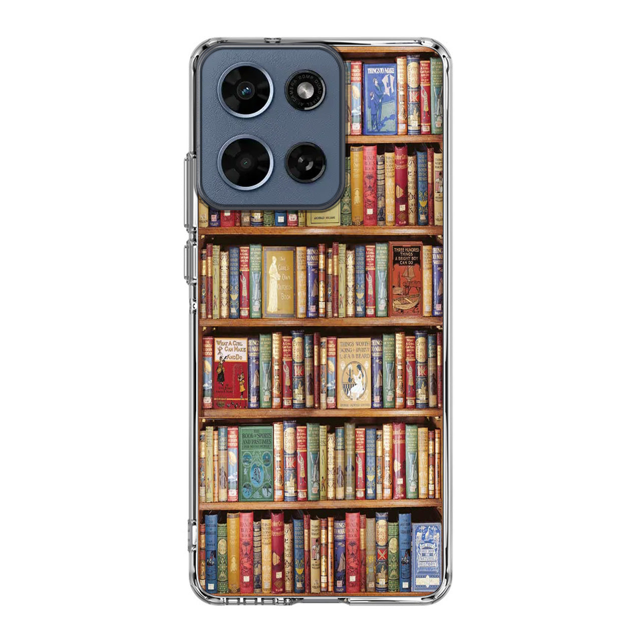 Bookshelf Library Motorola Moto G 2026 Case
