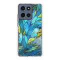 Colorful Art in Blue Motorola Moto G 2026 Case