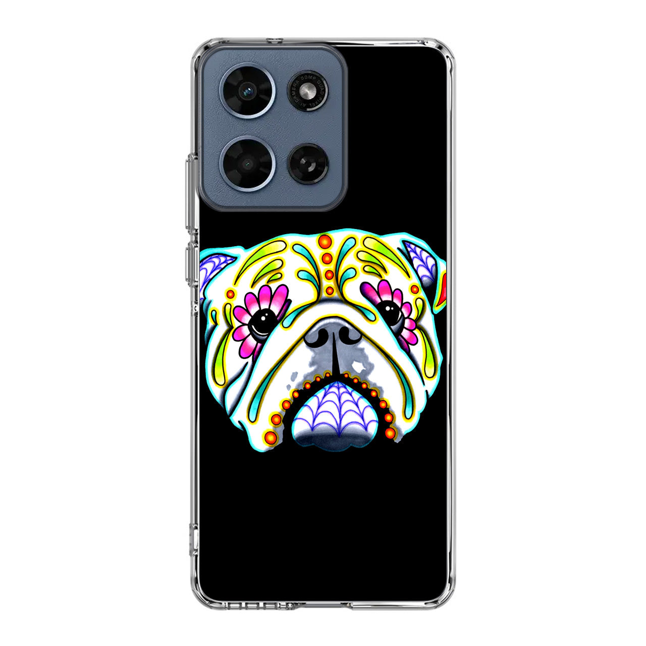 Colorful Bulldog Art Motorola Moto G 2026 Case