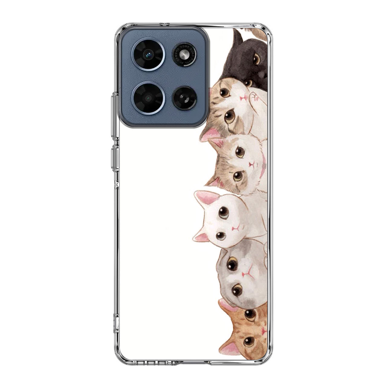 Cute Cats Vertical Motorola Moto G 2026 Case
