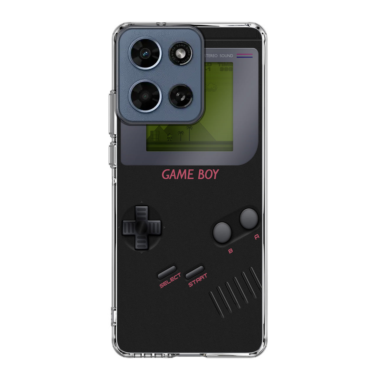 Game Boy Black Model Motorola Moto G 2026 Case