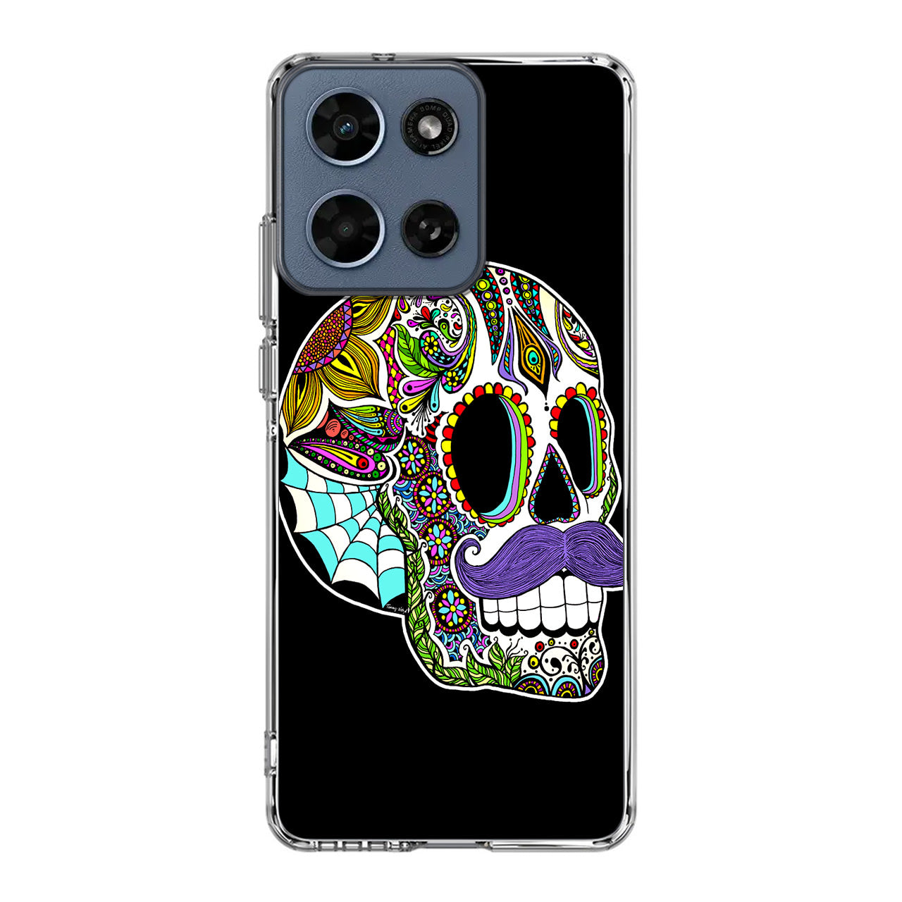 Mustache Sugar Skull Motorola Moto G 2026 Case