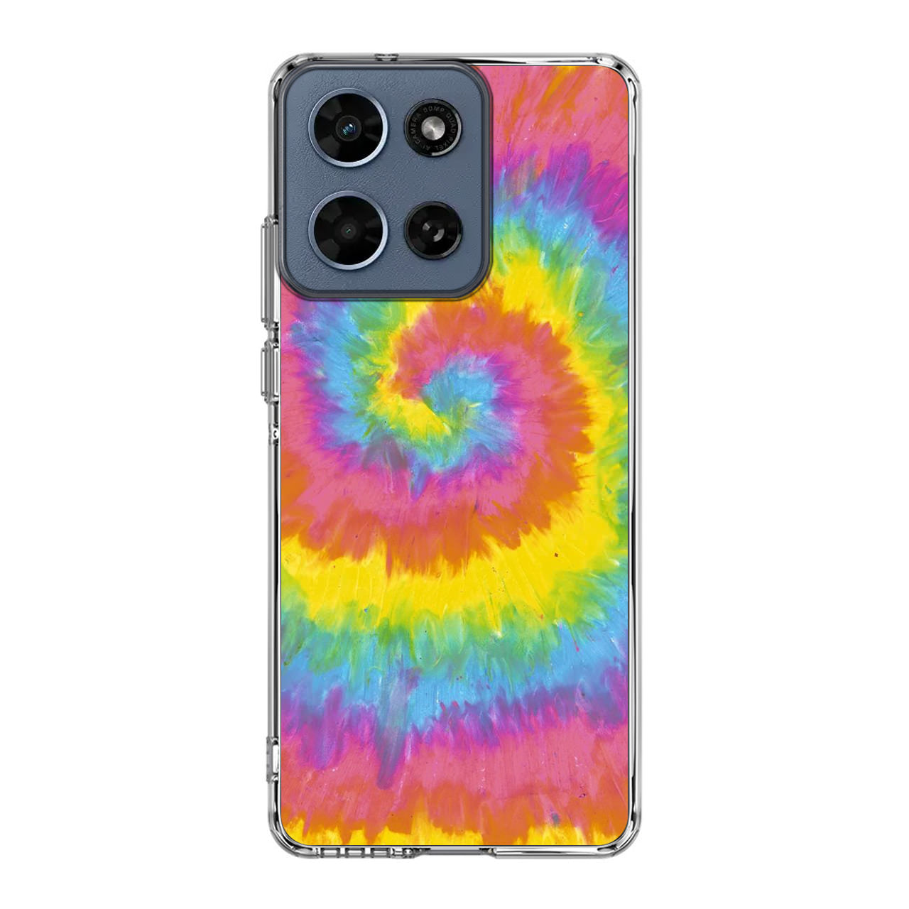 Pastel Rainbow Tie Dye Motorola Moto G 2026 Case