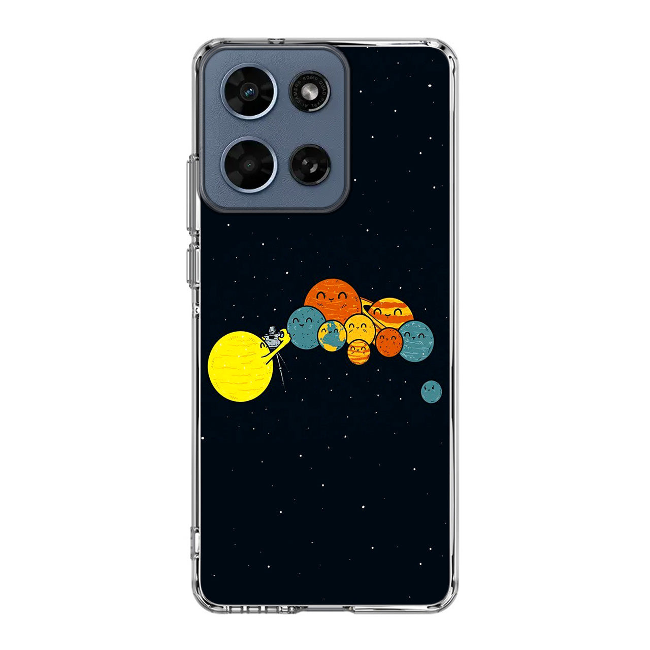 Planet Cute Illustration Motorola Moto G 2026 Case