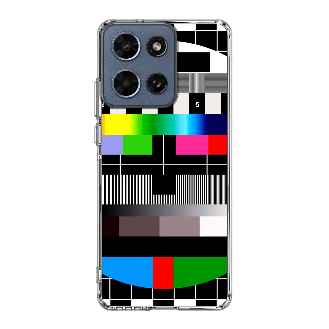 Scheme Pause TV Colorful Mesh Motorola Moto G 2026 Case