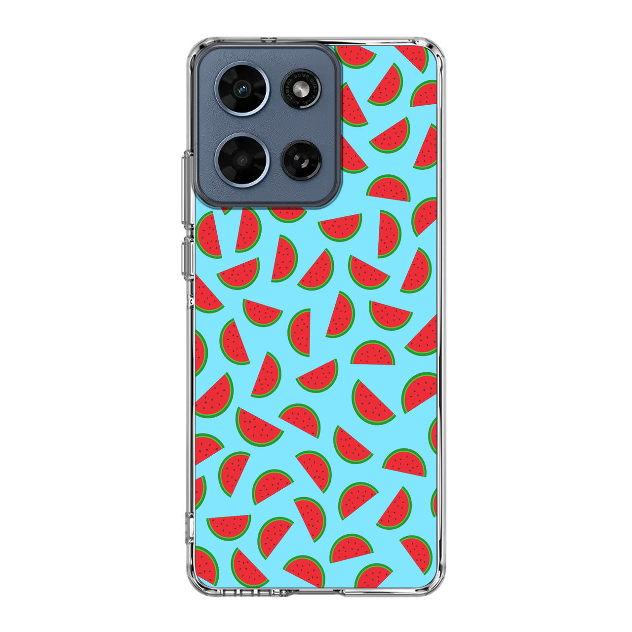 Watermelon Fruit Pattern Blue Motorola Moto G 2026 Case