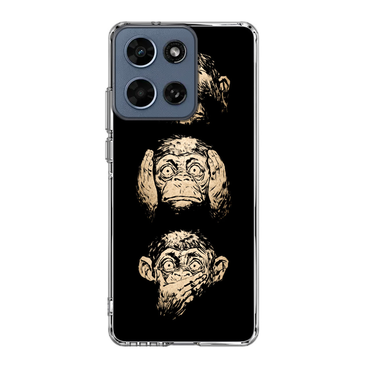 3 Wise Monkey Motorola Moto G 2026 Case