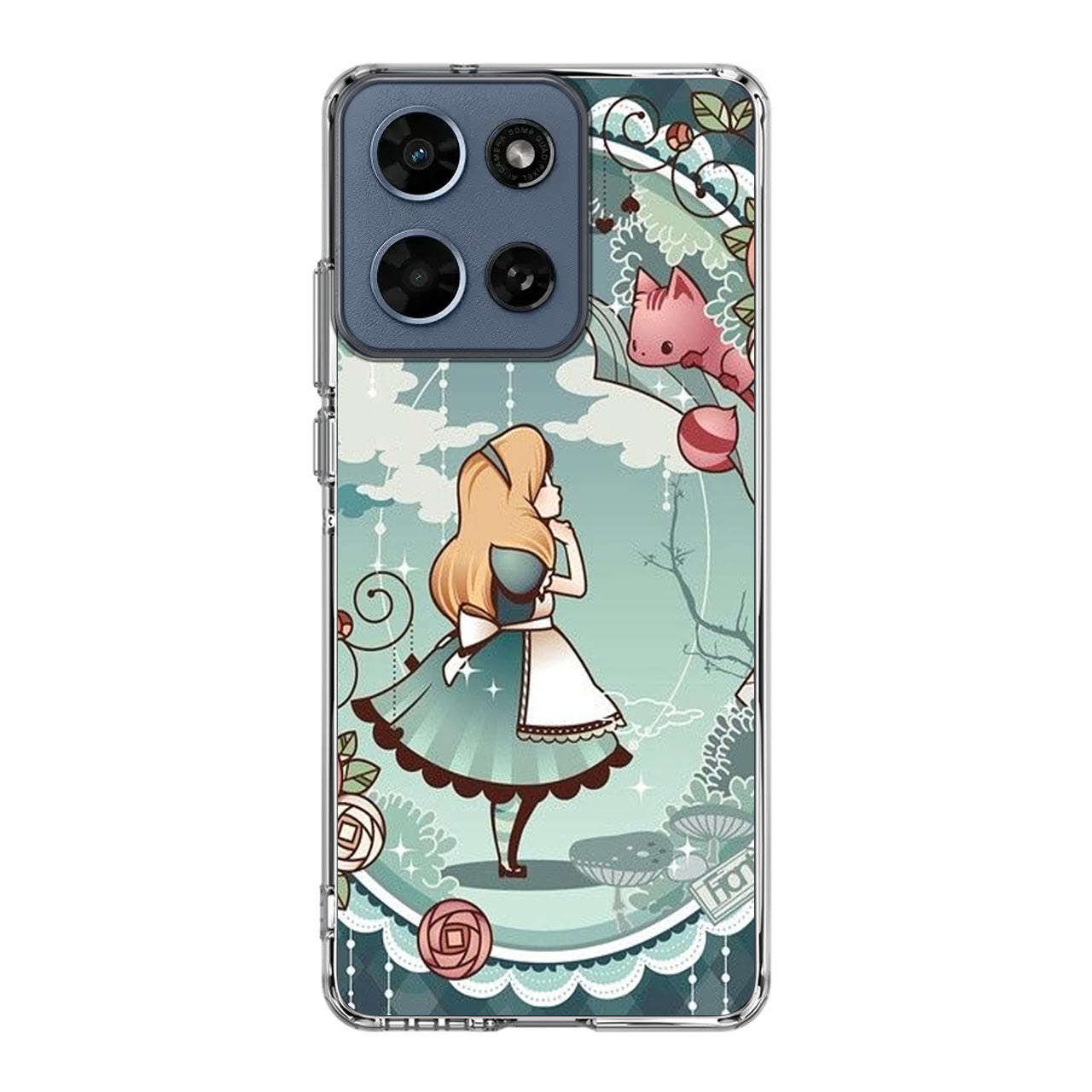 Alice And Cheshire Cat Poster Motorola Moto G 2026 Case
