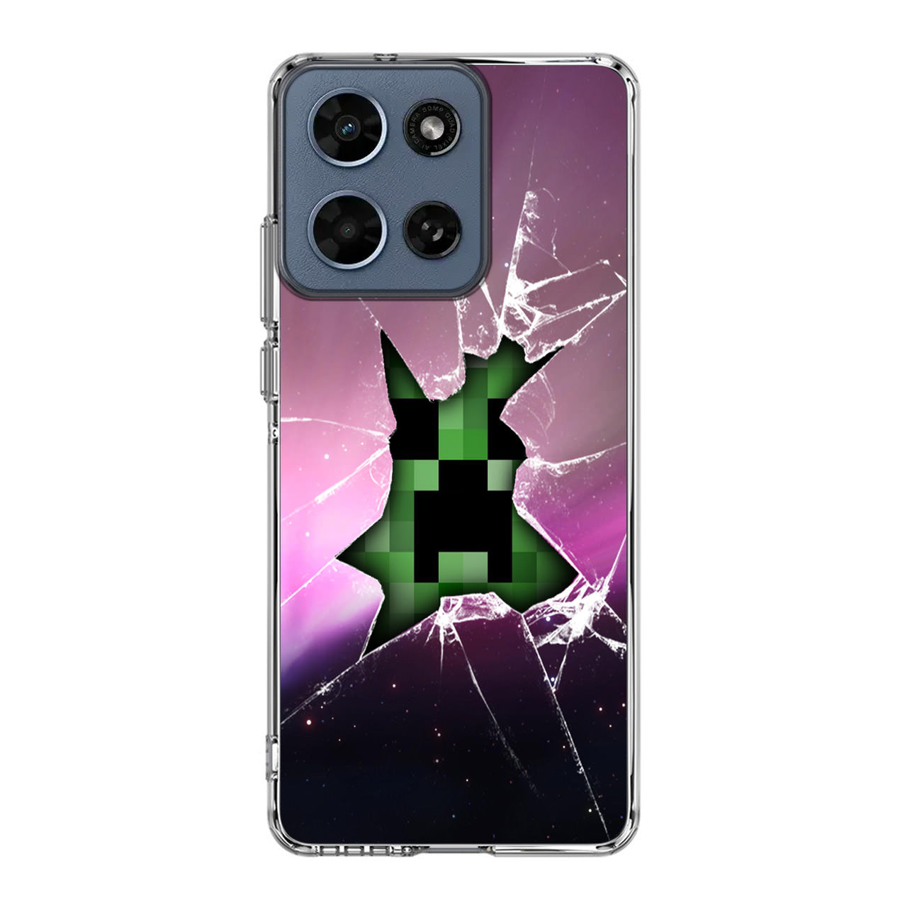 Creeper Glass Broken Violet Motorola Moto G 2026 Case