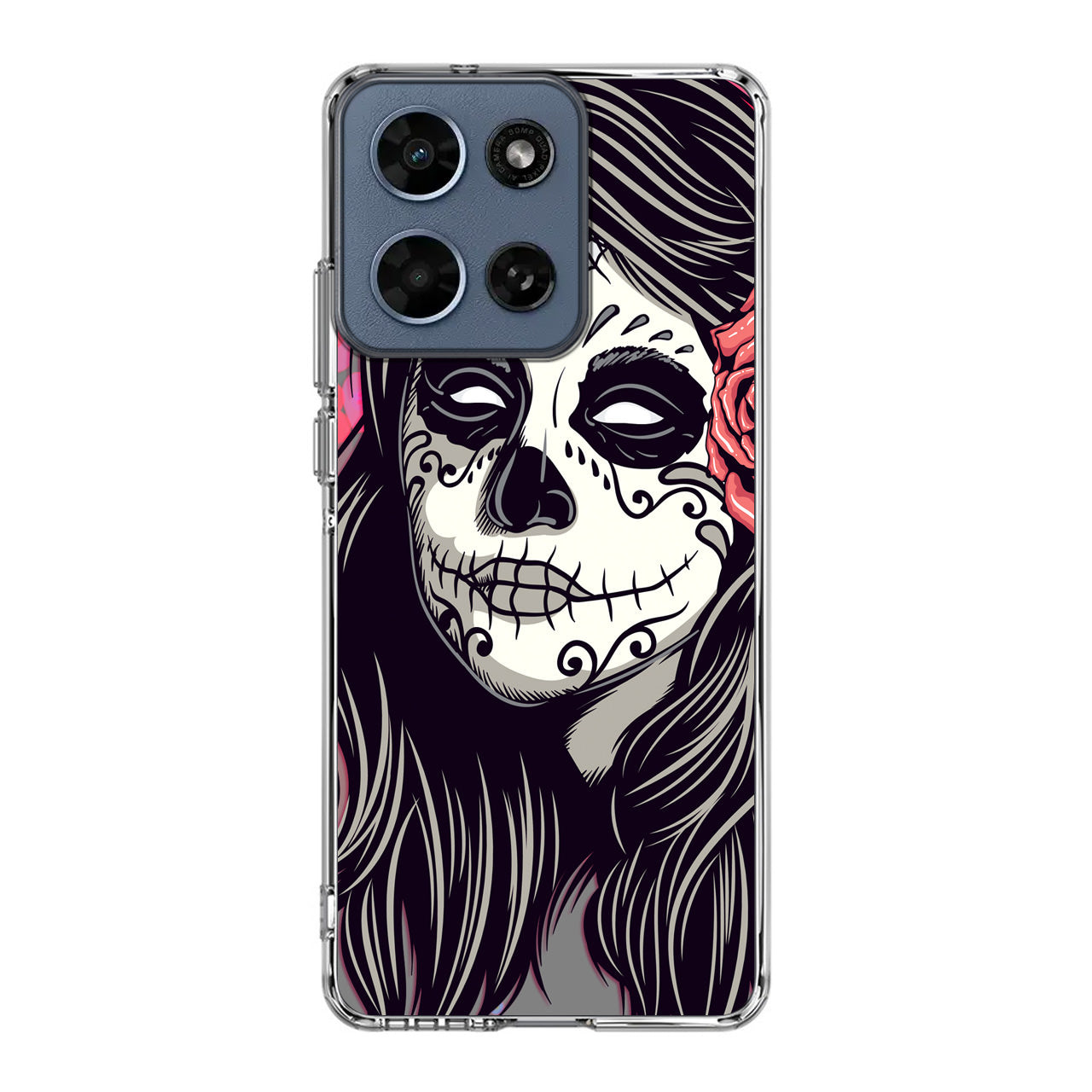 Girl Skull Flower Motorola Moto G 2026 Case