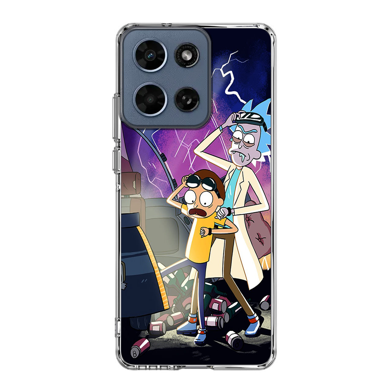 Rick And Morty Back To The Future Motorola Moto G 2026 Case
