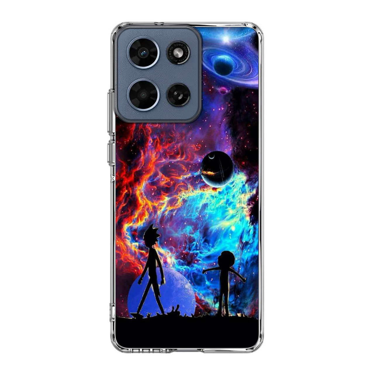Rick And Morty Flat Galaxy Motorola Moto G 2026 Case