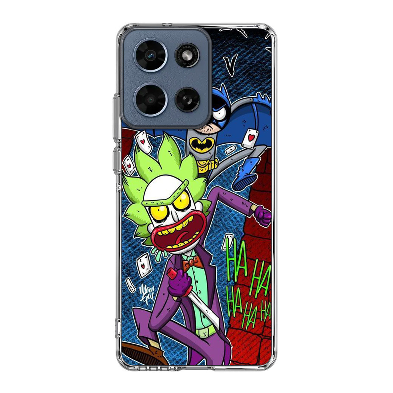 Rick And Morty Bat And Joker Clown Motorola Moto G 2026 Case
