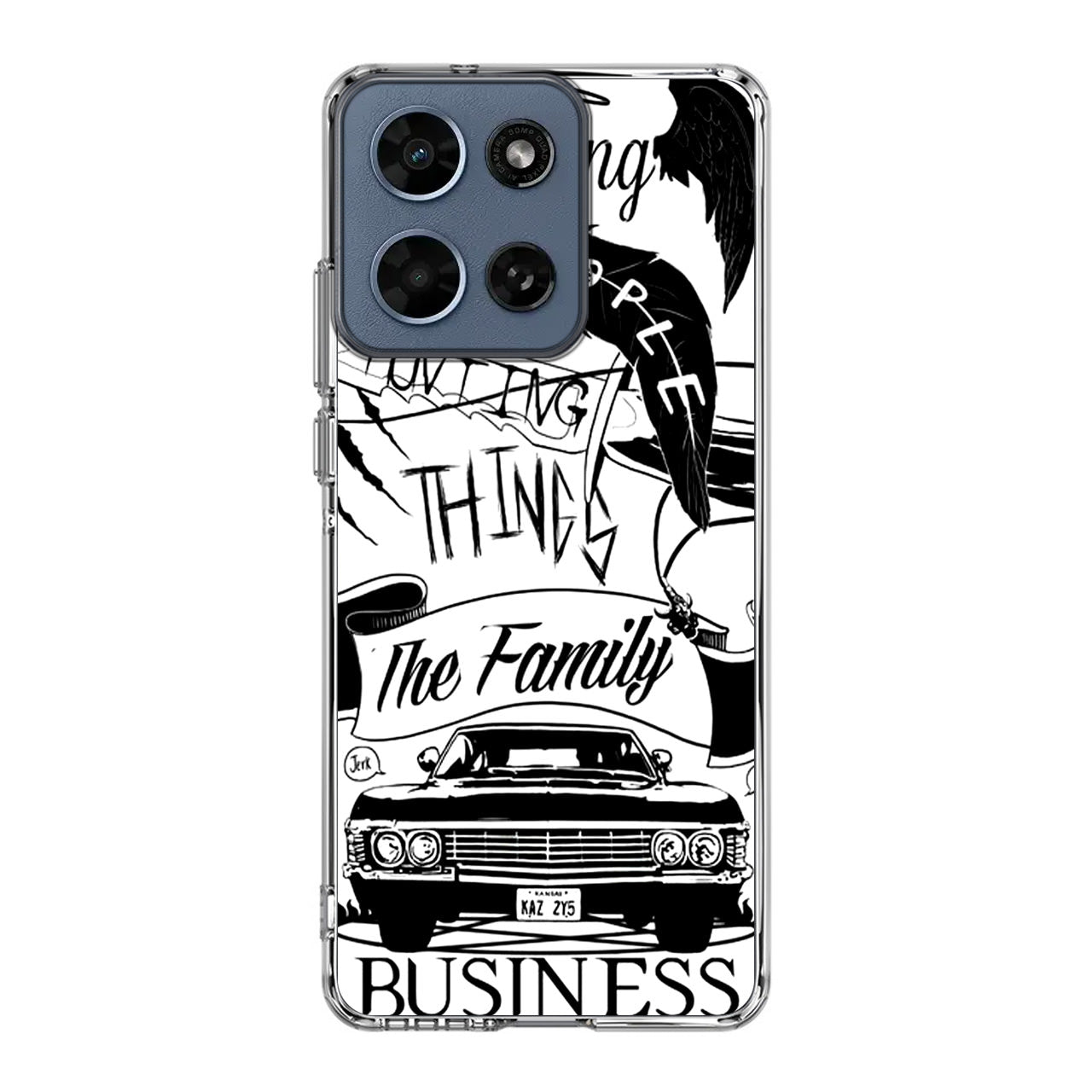 Supernatural Family Business Saving People Motorola Moto G 2026 Case