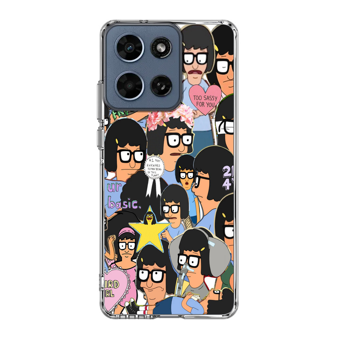 Tina Belcher Collage Motorola Moto G 2026 Case