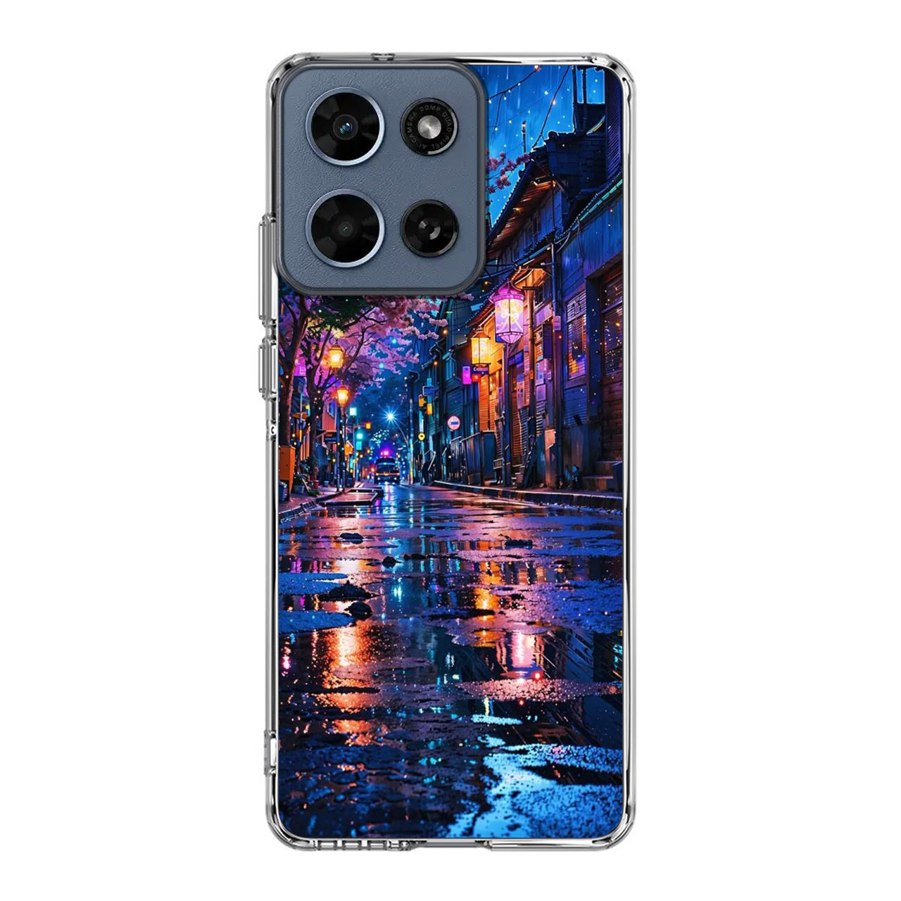 Midnight Sakura Glow Motorola Moto G 2026 Case