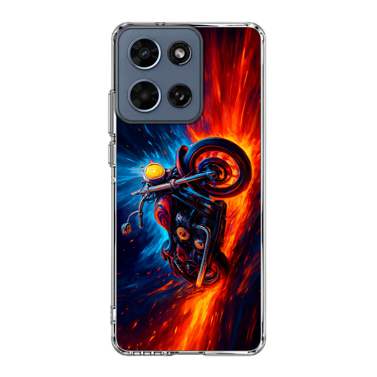 Ride Through Fire and Ice Motorola Moto G 2026 Case