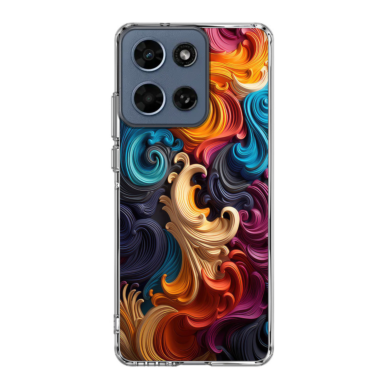 The Dance of Abstract Waves Motorola Moto G 2026 Case