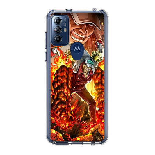 Akainu Exploding Volcano Motorola Moto G Play 2023 Case