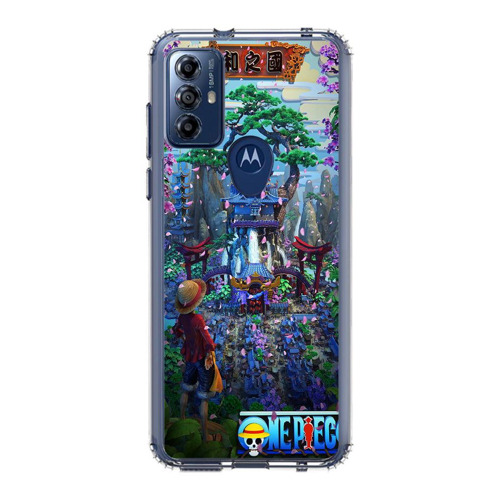 Flower Capital of Wano One Piece Motorola Moto G Play 2023 Case