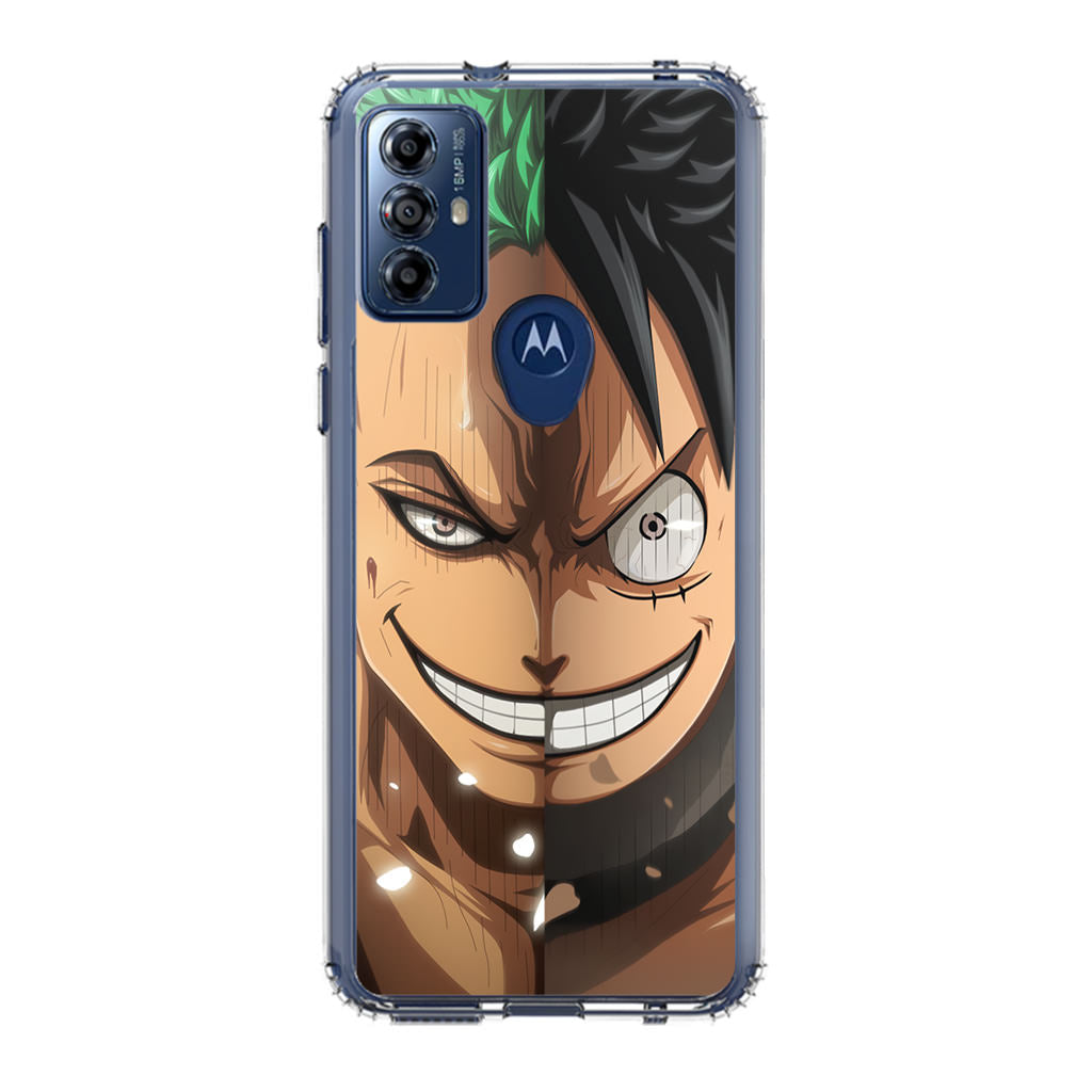 Luffy And Zoro Half Smile Motorola Moto G Play 2023 Case