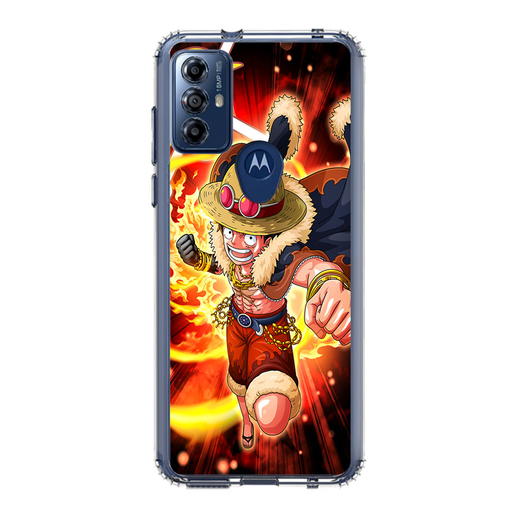 Luffy Red Hawk Punch Motorola Moto G Play 2023 Case