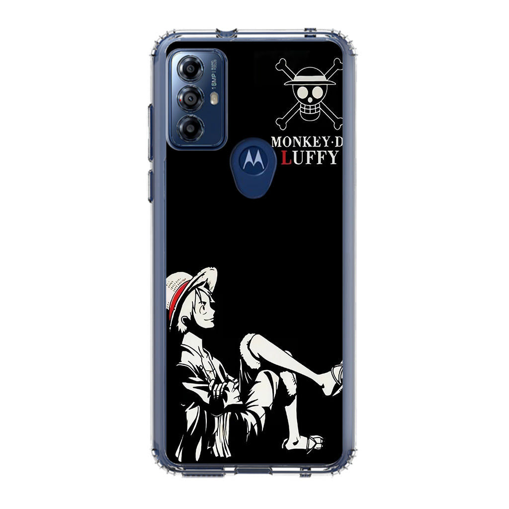 Monkey D Luffy Black And White Motorola Moto G Play 2023 Case