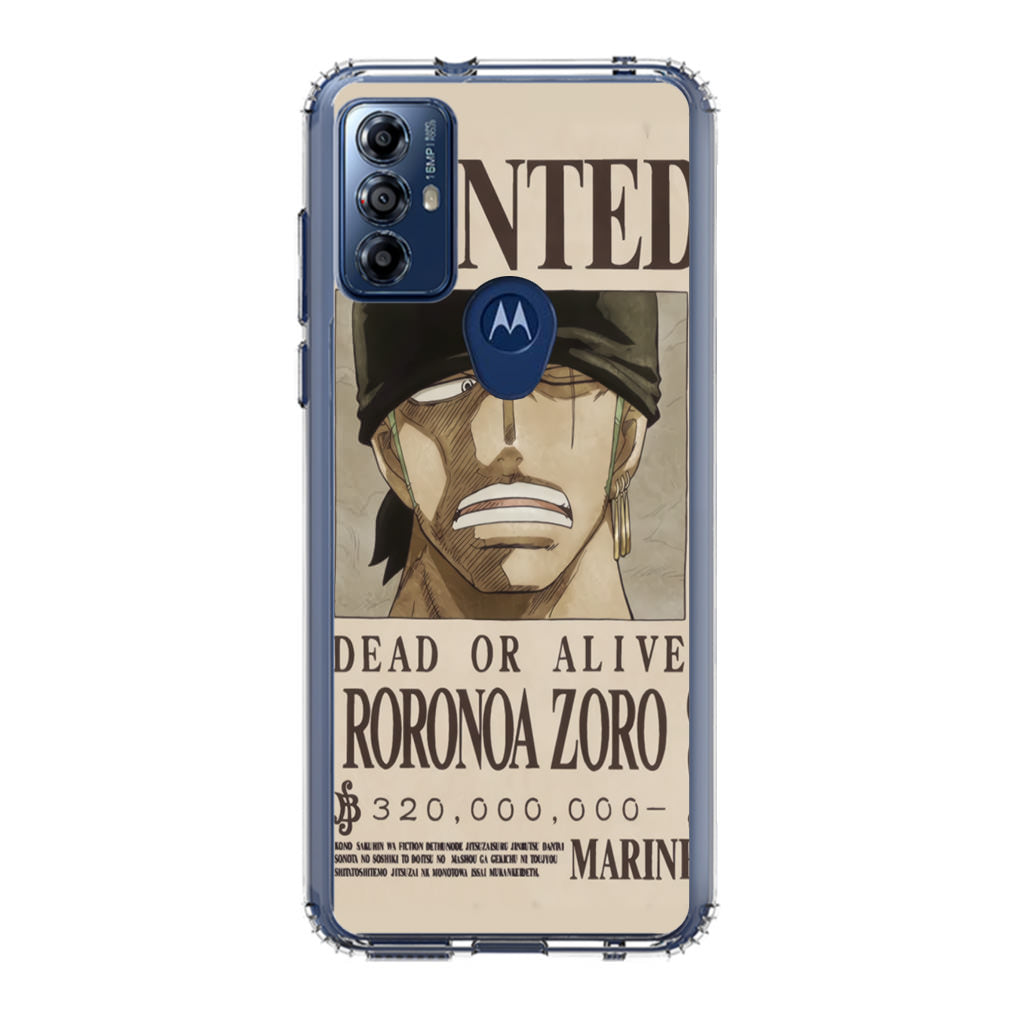 Roronoa Zoro Bounty Motorola Moto G Play 2023 Case