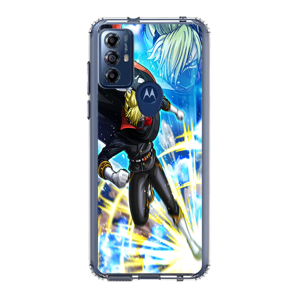 Sanji In Stealth Black Suit Motorola Moto G Play 2023 Case