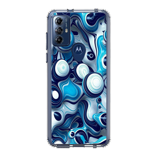 Abstract Art All Blue Motorola Moto G Play 2023 Case