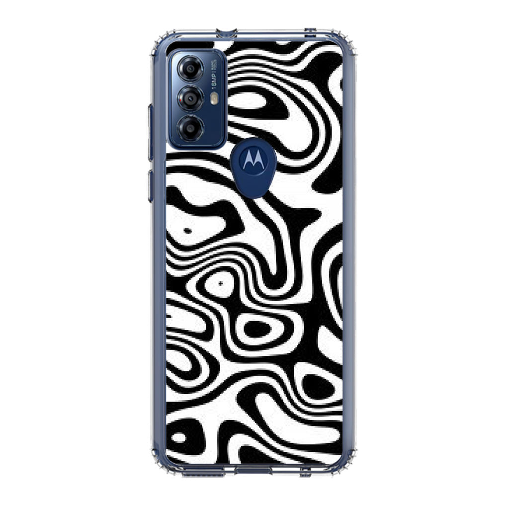 Abstract Black and White Background Motorola Moto G Play 2023 Case