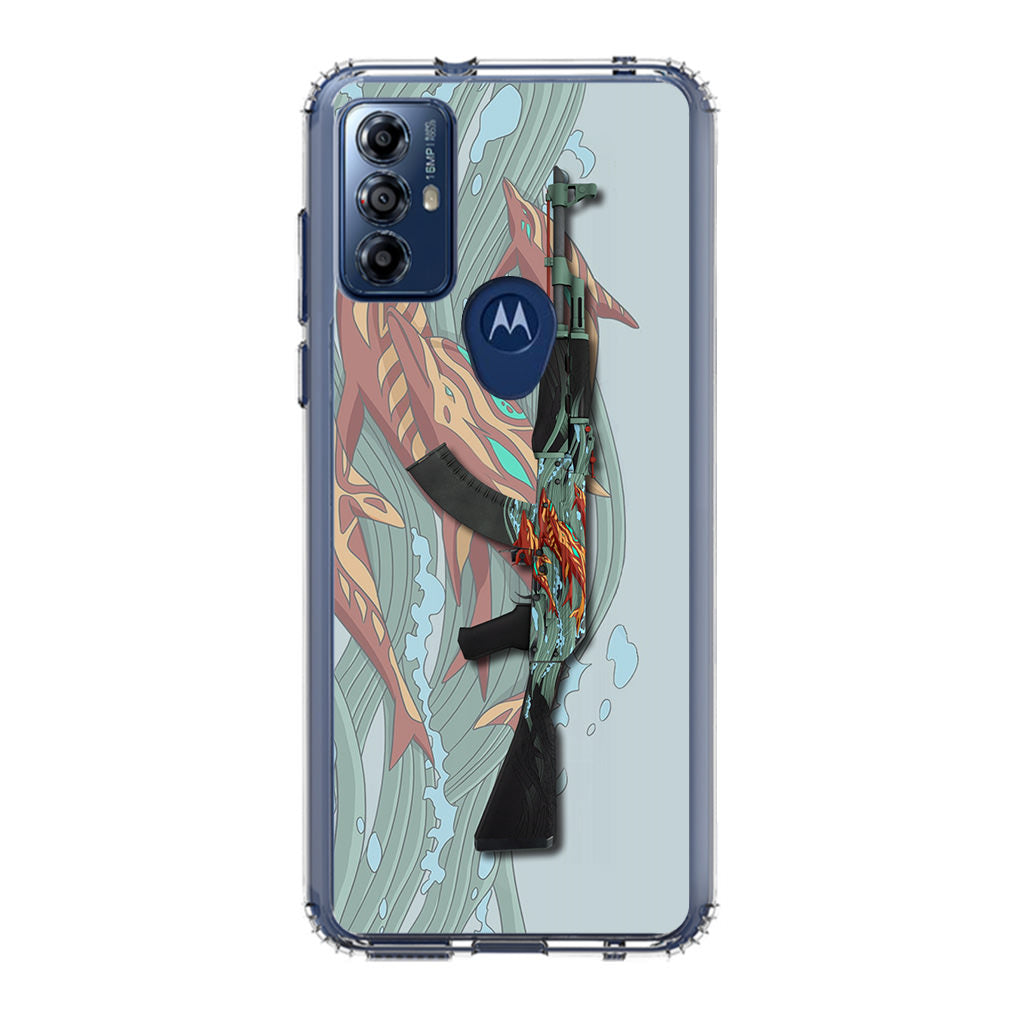 AK-47 Aquamarine Revenge Motorola Moto G Play 2023 Case