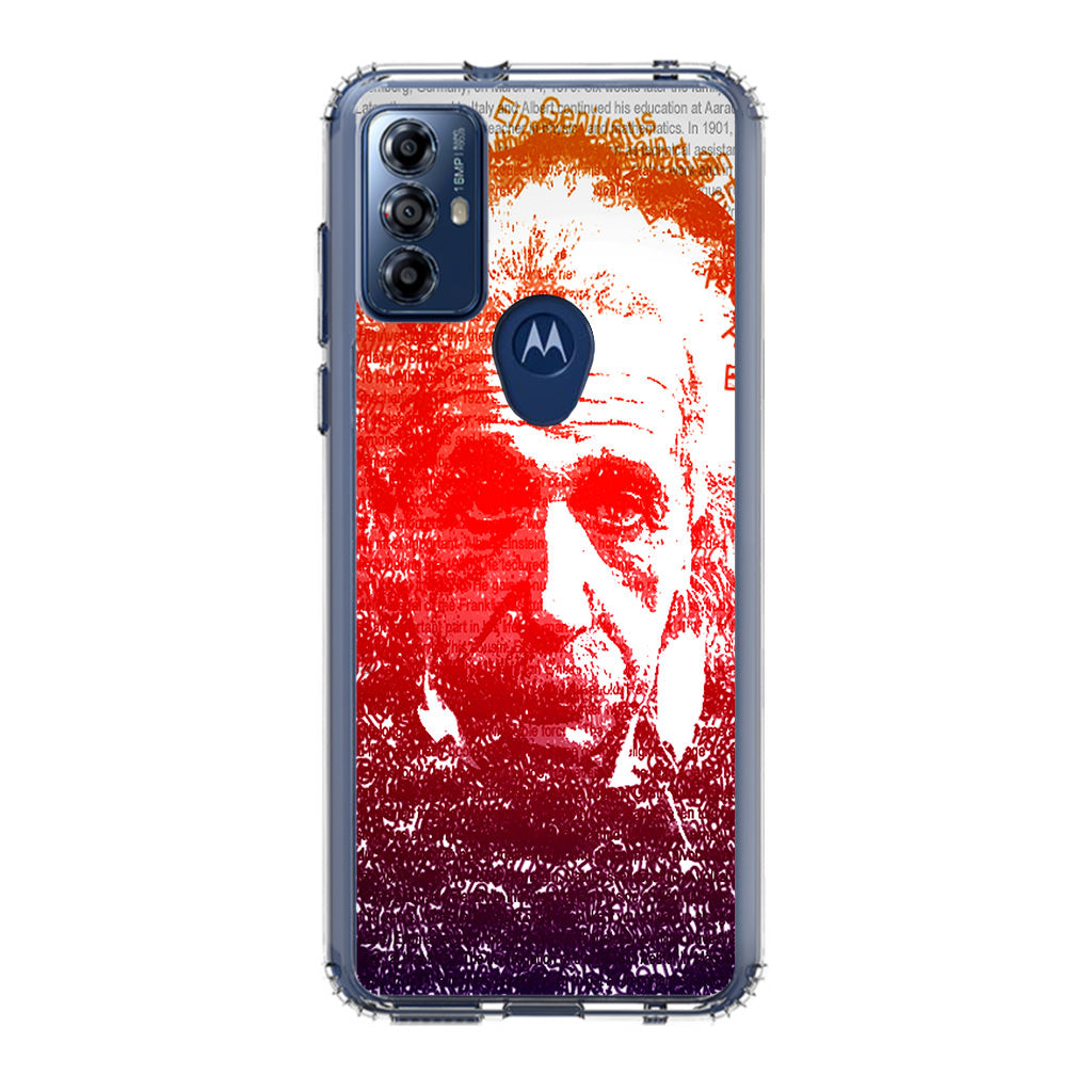 Albert Einstein Art Motorola Moto G Play 2023 Case