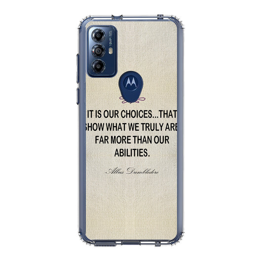 Albus Dumbledore Quote Motorola Moto G Play 2023 Case