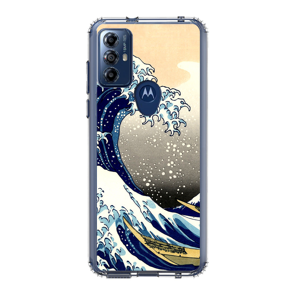 Artistic the Great Wave off Kanagawa Motorola Moto G Play 2023 Case